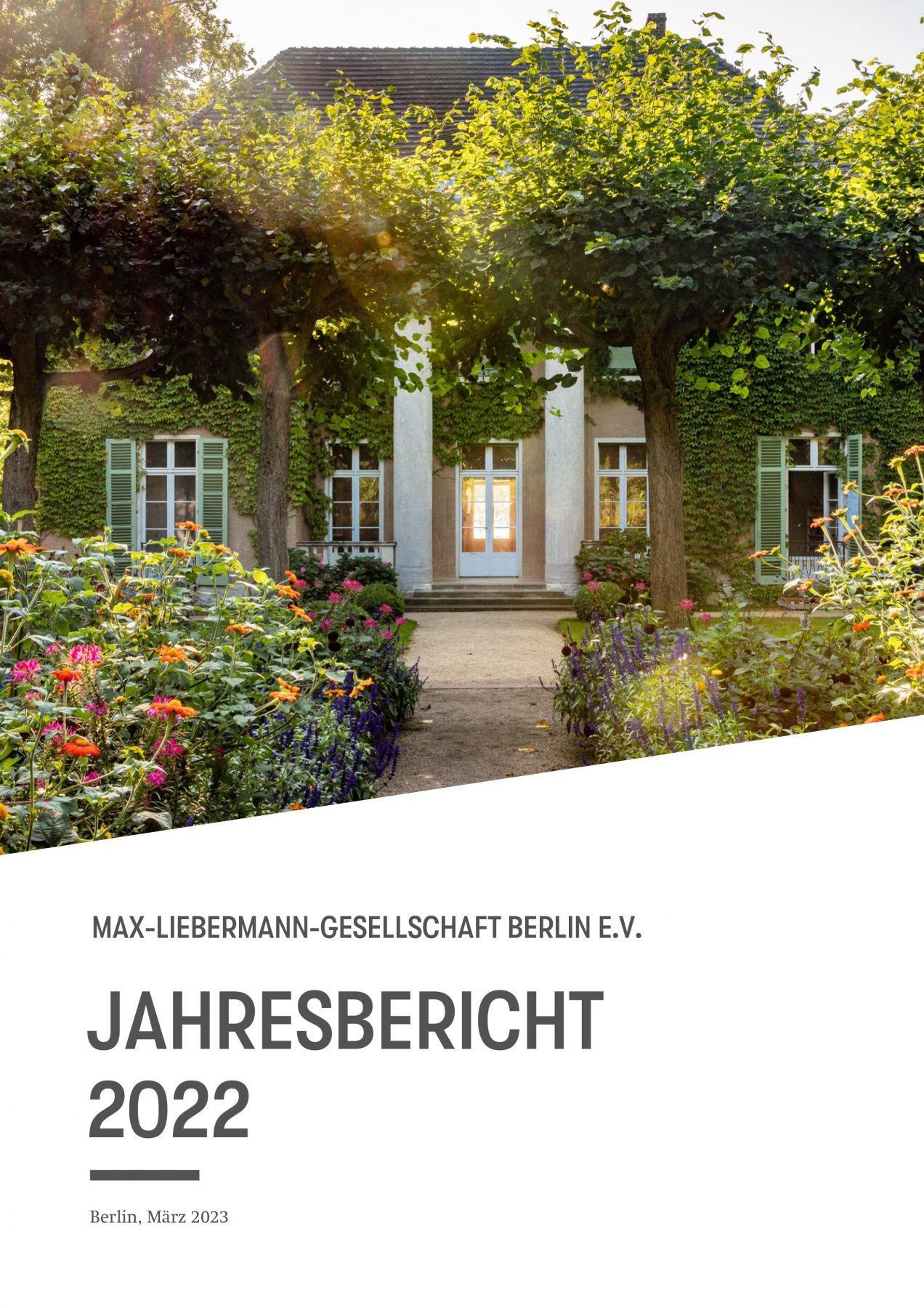 Cover des PDFs zum Jahresbericht der Max-Liebermann-Gesellschaft Berlin e.V.