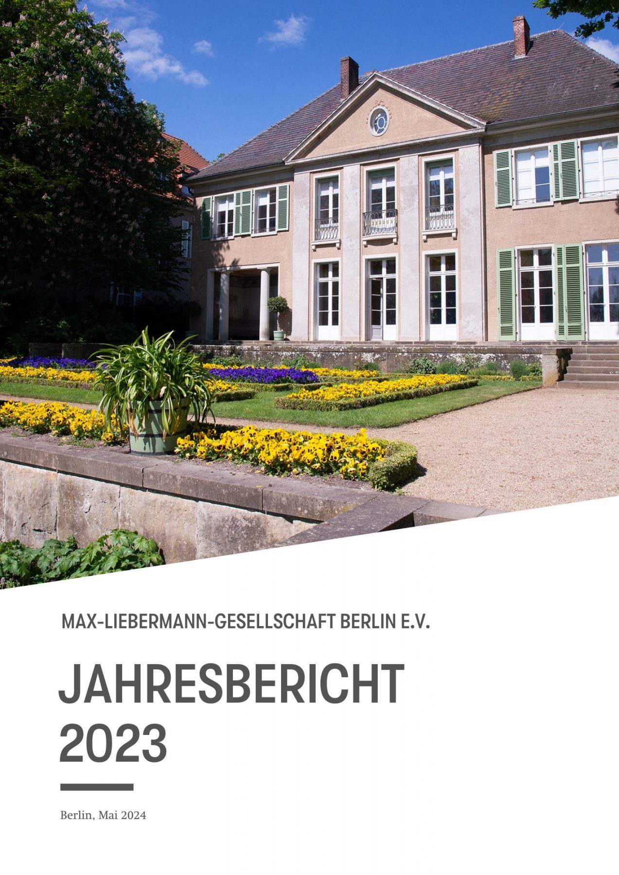Jahresbericht der Max-Liebermann-Gesellschaft Berlin e.V., 2023